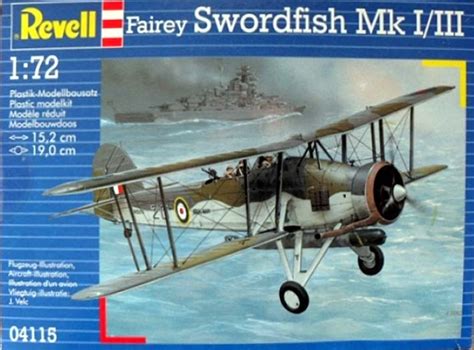 Revell 04115 FAIREY SWORDFISH MK.I/III 1/72,Магазин сборных моделей ...