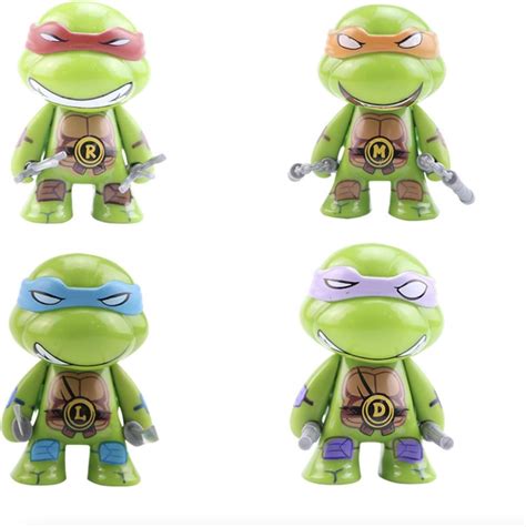 Buy Maxi Toys Teenage Mutant Ninja Turtles Cake Topper - 4Pcs Premium ...