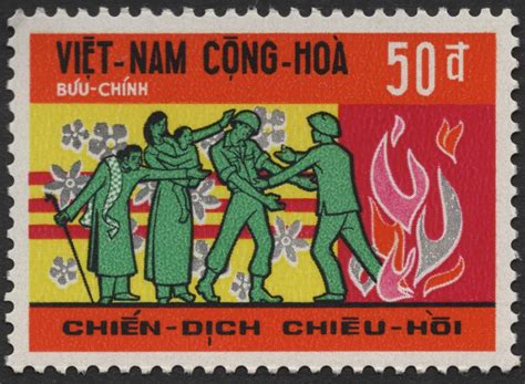 SCG2171 - South Vietnam 1967 Chieu Hoi Program Stamp – Stamp and Cover ...
