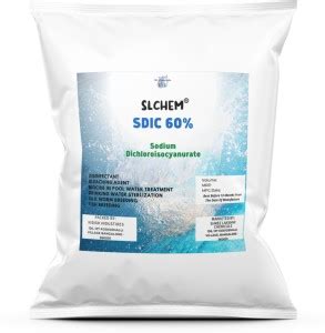 Slchem SDIC 60% (?Sodium Dichloroisocyanurate) Swimming pool chemical ...
