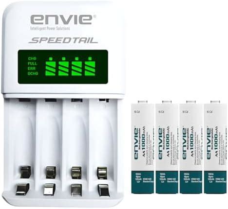 Envie Speedtail ECR-99 Smart Battery Charger for AA/AAA Rechargeable ...