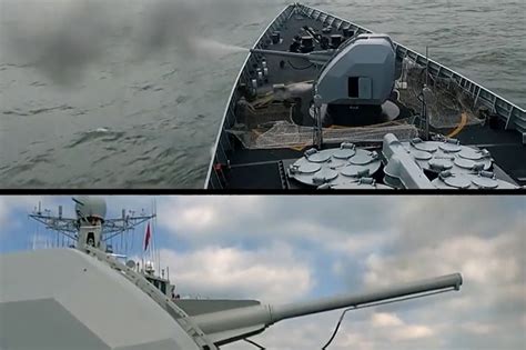 【第一军视】炮声隆隆！海军西安舰实弹训练火力强悍_凤凰网视频_凤凰网