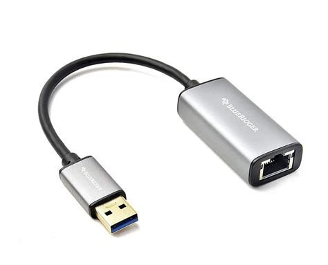 BlueRigger USB to Ethernet Adapter (USB 3.0 to Ethernet/USB 3 to ...