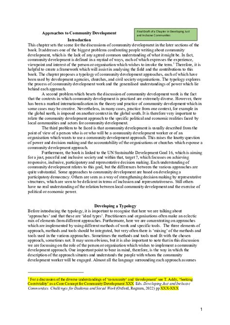 Approaches and Methods of Community Development 的图像结果