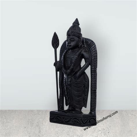 Malaysia Murugan Statue Standing On Base - 6 x 3 Inches | Karungali St