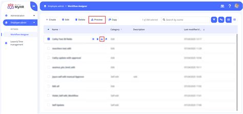 Workflow Designer - MyHR