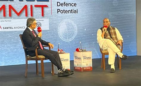 NDTV Defence Summit में बोले राजनाथ: 2029 तक भारत डिफेंस में 50 हजार ...