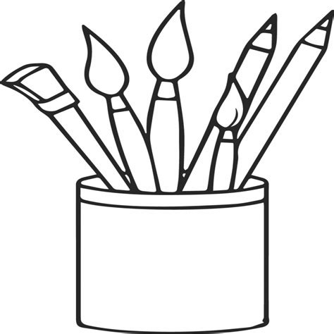 Hair Brush Coloring Page at GetColorings.com | Free printable colorings ...