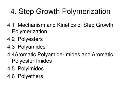Image result for Step-Growth Polymer Conversion