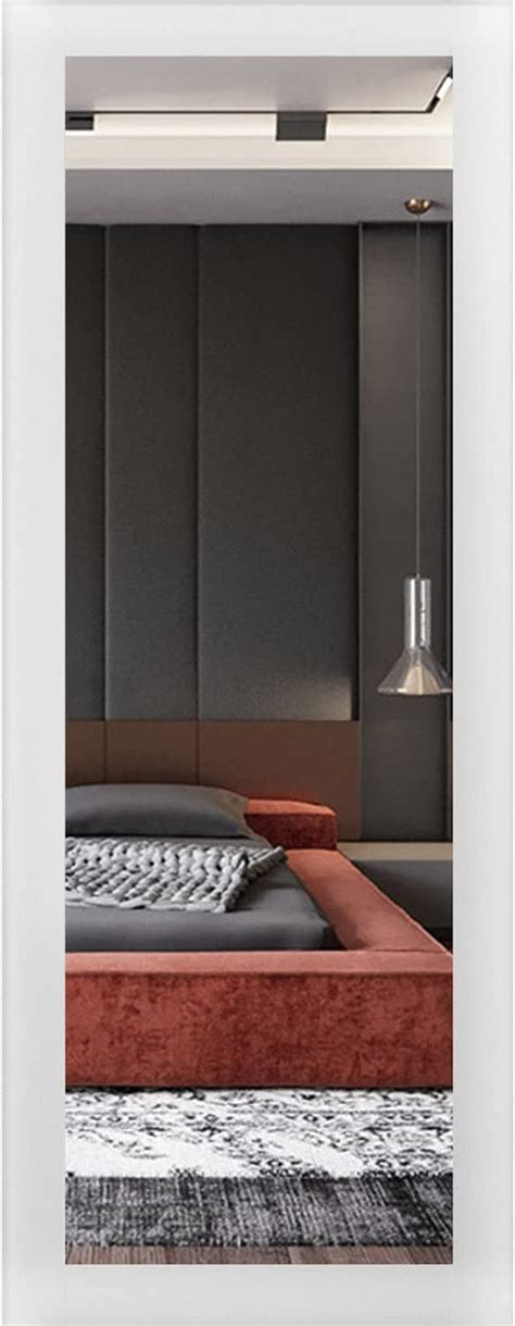 Buy Slab Barn Door Panel 32 x 84 inches | Lucia 1299 White Silk with ...