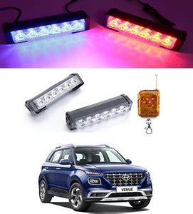 RKPSP 12V/6LED Police Light Blue/Red with Remote Police Flash Light For ...