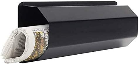 INDIAN DECOR. 2950 Outdoor Wall Mounted Newspaper Rack, Newspaper ...