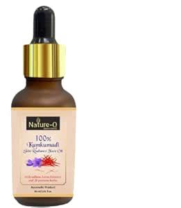 Nature Q 100% Kumkumadi Skin Radiance Face Oil (30ml) with Saffron ...