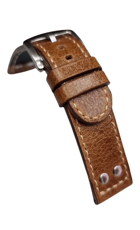 Handmade leather strap for Hamilton - Indianleathercraft