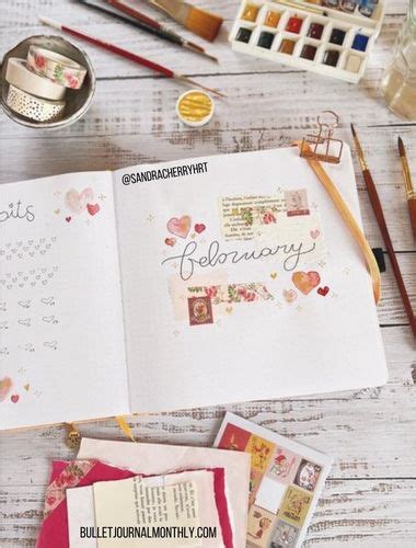 February bullet journal theme ideas - Bullet Journal Monthly