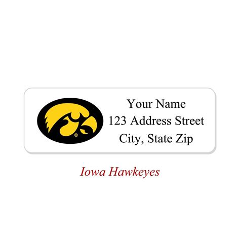 Buy 60 Return Address Labels Personalized Printed 3/4 x 2 1/4 College ...