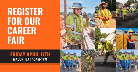Road Construction Job Fair 2026 - Macon/Middle Georgia , Anderson ...