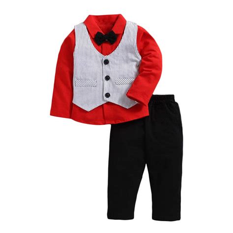 Buy Bold N Elegant Little Man Stripe Printed Waistcoat with Full Sleeve ...