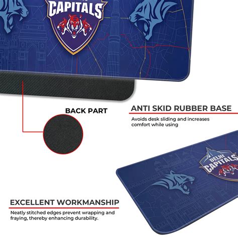 Delhi Capitals – E-XL Size Mousepad (Special Cricket Edition) – Senpai Arts