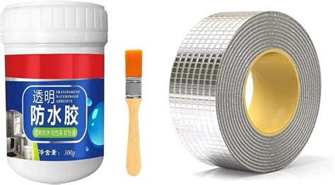 Ramnji Waterproof Leakage Repair Aluminum Foil Tape 5CM & Transparent ...