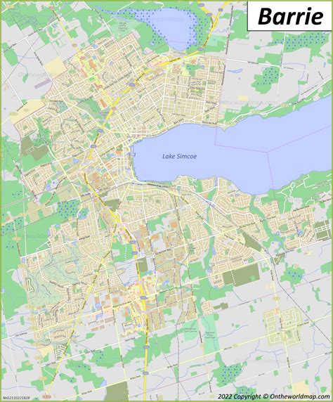 Barrie Map | Ontario, Canada | Detailed Maps of City of Barrie
