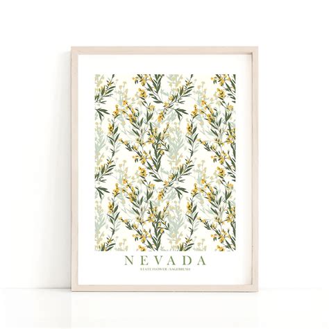Nevada State Flower Nevada State Flower Artemisia Tridentata SVG Cut