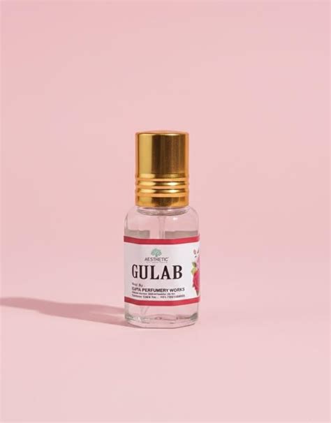 Aesthetic Gulab Attar - Pure Rose Floral Attar, Long-Lasting Natural ...