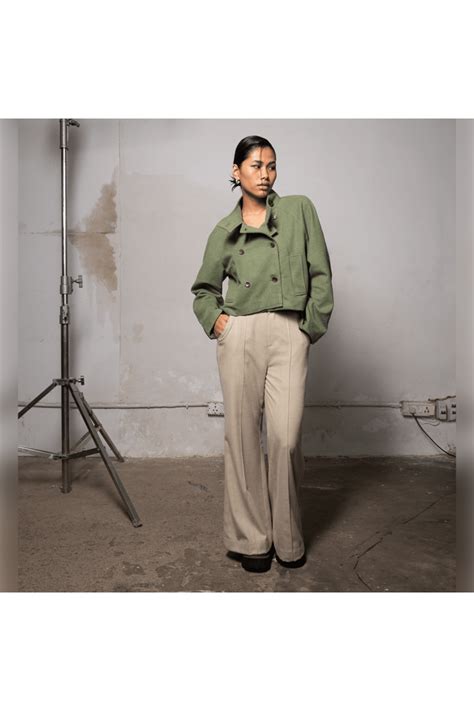 Wide Flared Pleated Pants – Back Alley Bodega