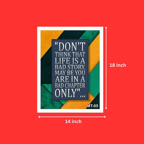 Buy Positive Life Quotes Frames For Students, Home, Cafe House ,Office ...