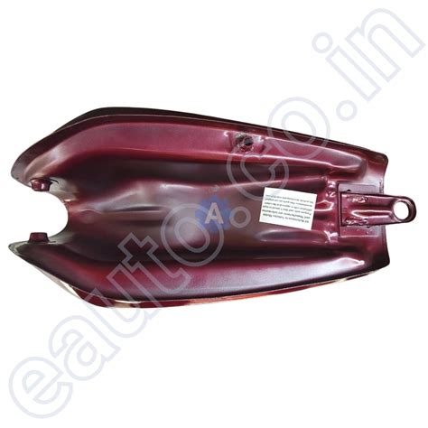 Ensons Petrol Tank for Yamaha RX100/ RX135/ RXG (Wine Red/Golden)