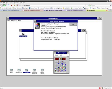 Image result for Windows 3.1 Simulator