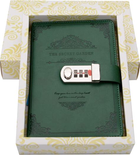 Lifestyle-You Notebook with Number Combination Lock Diary Retro ...