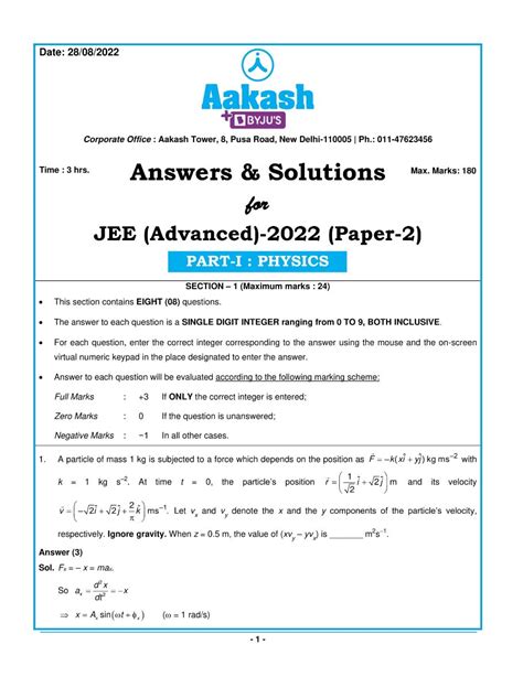 Image result for JEE Advanced Physics Questions