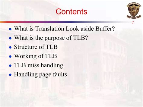 Translation Look Aside buffer | PPTX