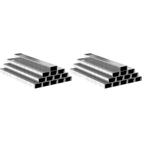 Two Each TRU RED™ Standard Staples, 1/4" Leg Length, 5000 Staples/Box ...