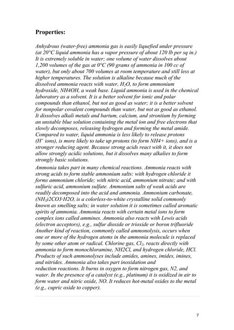 Ammonia | PDF
