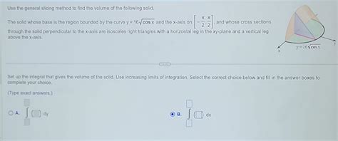 Image result for Volume by Slicing Examples