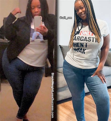 Tia lost 74 pounds - Black Weight Loss Success