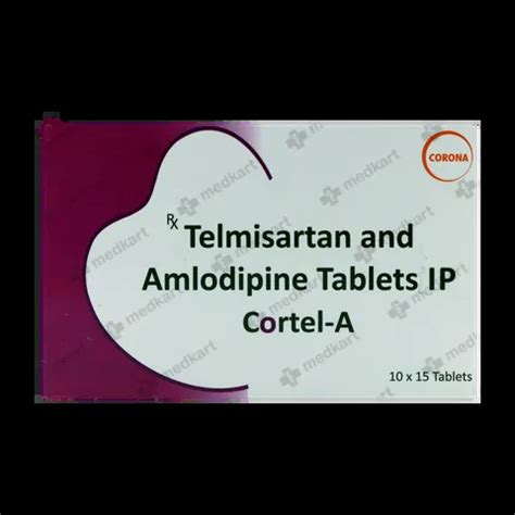 CORTEL A 5/40MG TABLET 15'S - Uses, Price, Side Effects & Generic ...