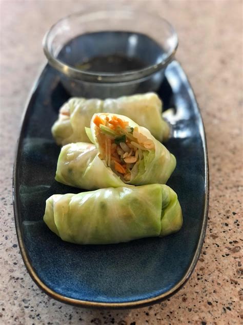 Cabbage Spring Rolls 的图像结果