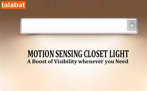 Buy Talabat Wireless Cabinet Light, 8 Inch Rechargeable Motion Sensor ...