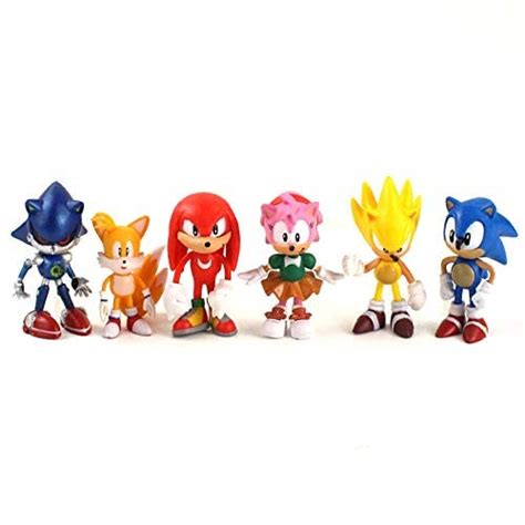 Buy XINBANG Sonic figure 6-7cm 6pcs/set Sonic Figures Toy Characters ...