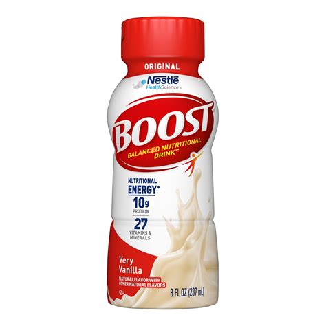 Boost Original Very Vanilla Liquid Supplement - 8 oz Bottle – Great ...