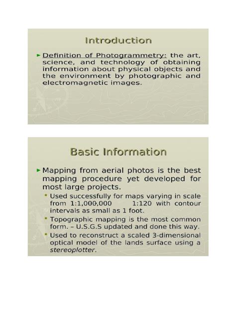 Photogrammetry Basic Principles 的图像结果