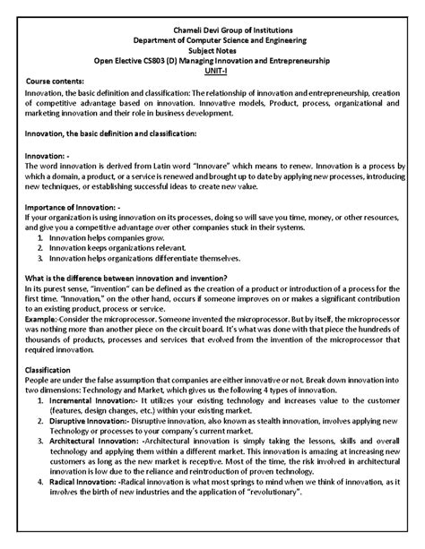 MI&E - Chameli Devi Group of Institutions Department of Computer ...