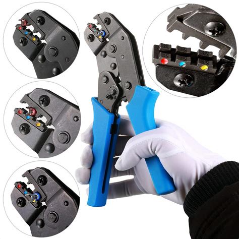 Buy Crimping Tool Wire Crimper Plier AWG 20-10 Comfort Grip Terminal ...