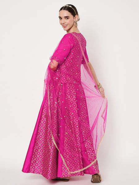 Silk Blend Block Printed Kalidaar Lehenga Set – Mystudiorasa