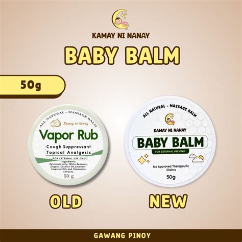 Kamay ni Nanay Vapor Rub Baby Balm | Massage Balm for Kids & Babies ...