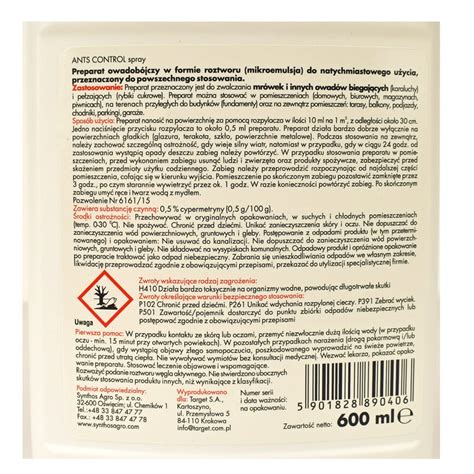 Spray na mrówki – 4Insect AL – 600 ml Target Sklep Kasia In The Garden