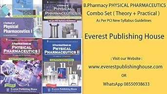 Amazon.in: Buy B.Pharmacy Physical Pharmaceutics combo set (As Per PCI ...